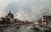 GUARDI, Francesco The Grand Canal with San Simeone Piccolo and Santa Lucia sdg Germany oil painting reproduction